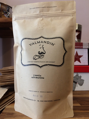 Valmandin L'Etoile Café Décaféiné café gourmet Valmandin, grains 100% arabica torréfiés à la main